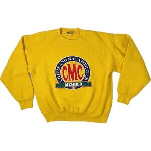 Vintage Kraft Cheese And Macaroni Club Sweatshirt sz L
